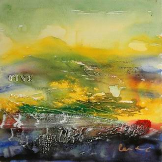 Abstract Color oil painting